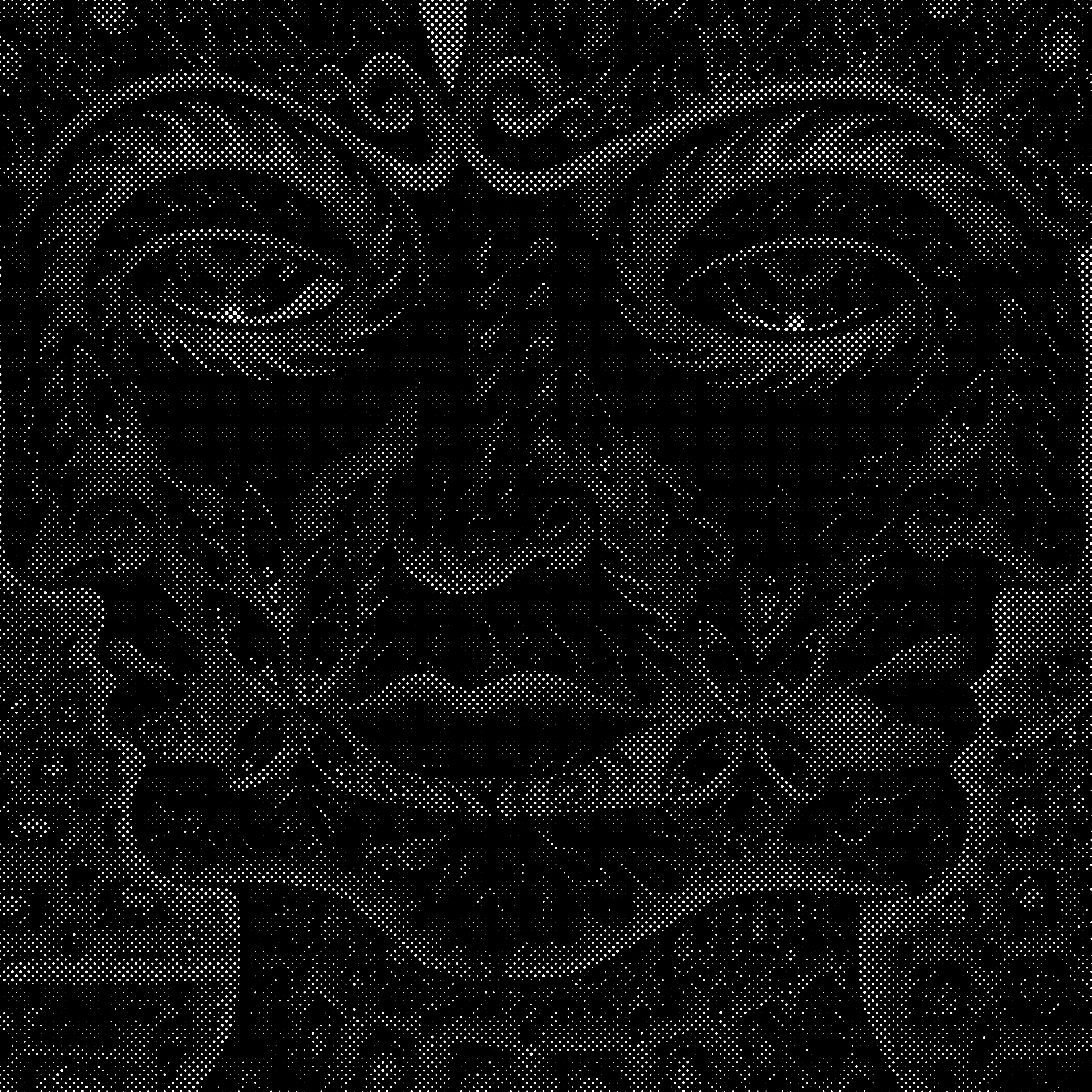 Black and white album cover ima - 10,000 Days by TOOL. A multi-faced head on a fractal background.