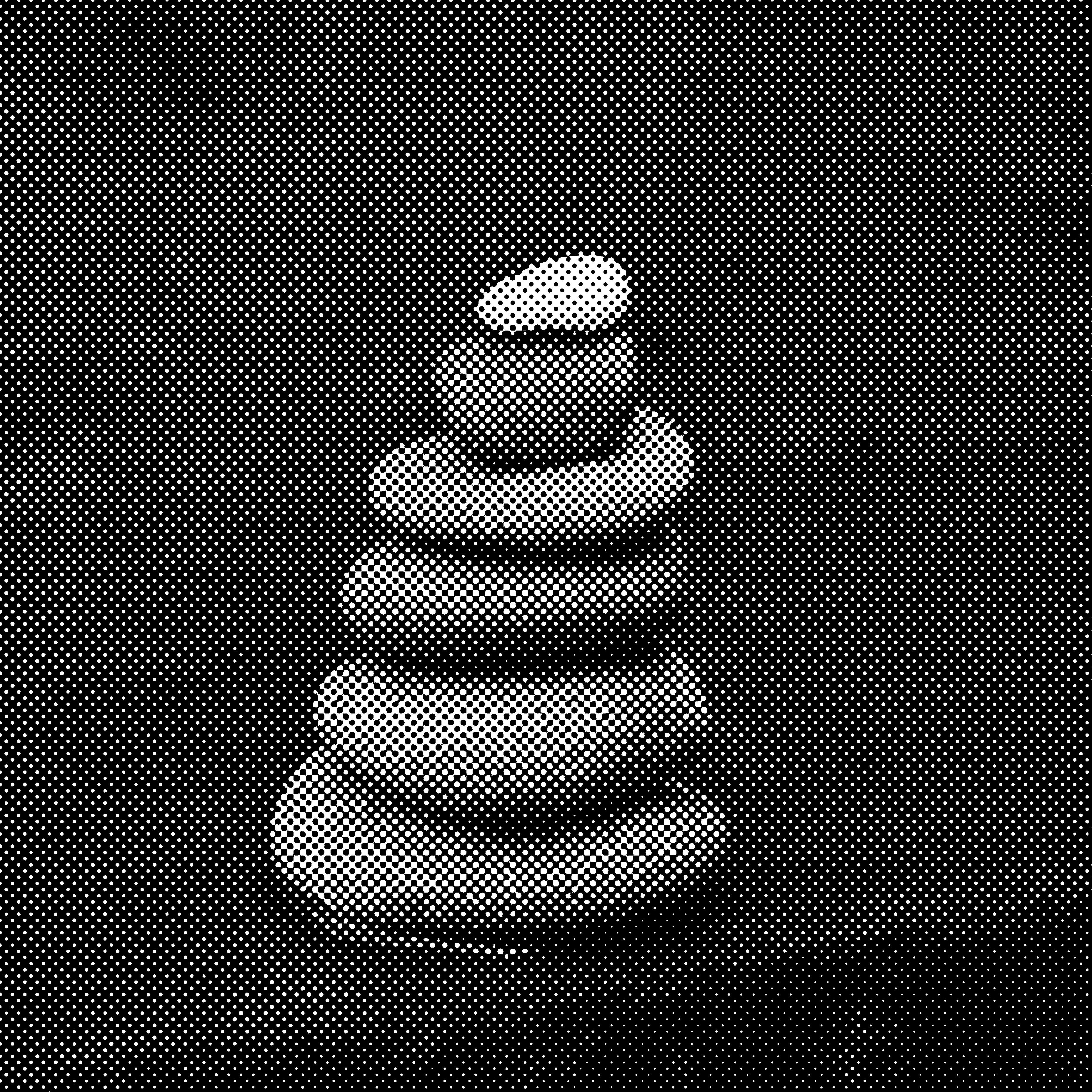 Black and white image of stack rocks